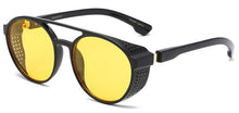 Load image into Gallery viewer, Round men&#39;s sunglasses Cyberpunk style steampunk sunglasses Classic Punk Sunglasses outdoor driving fishing glassess