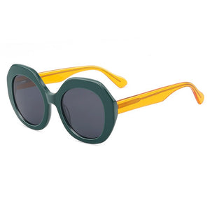 STADNING DESIGN Women Round Sunglasses Oversized Ladies  Brand Trending Sunglasses UV400 Protection