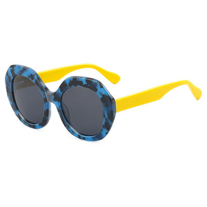 STADNING DESIGN Women Round Sunglasses Oversized Ladies  Brand Trending Sunglasses UV400 Protection