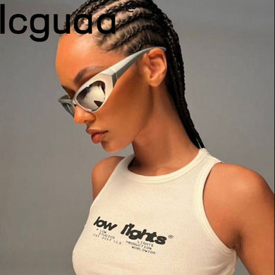 Sports Stylish Goggles Sunglasses Women Men Punk Glasses Y2k Eyeglasses Brand Designer Mirror Sport Eyewear Goggle