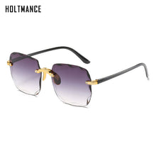 Load image into Gallery viewer, Square Rimless Sunglasses Women  Brand Designer Summer Red Glasses Sun glasses For Men UV400 Shades Oculos