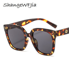 Load image into Gallery viewer, Square Sunglasses Women Vintage Sunglasses  Brand Eyewear feminino Big Shade UV400 oculos de sol