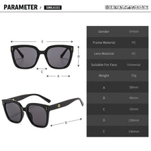 Load image into Gallery viewer, Square Sunglasses Women Vintage Sunglasses  Brand Eyewear feminino Big Shade UV400 oculos de sol