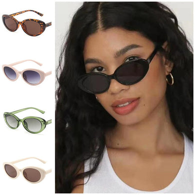Sunglasses Cat Eye Sun Glasses Retro Eyeglasses Unisex Oval Adumbral Anti-UV Spectacles Eyewear Ornamental A++