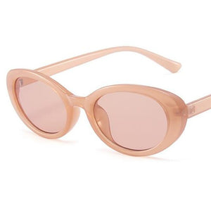Sunglasses Cat Eye Sun Glasses Retro Eyeglasses Unisex Oval Adumbral Anti-UV Spectacles Eyewear Ornamental A++
