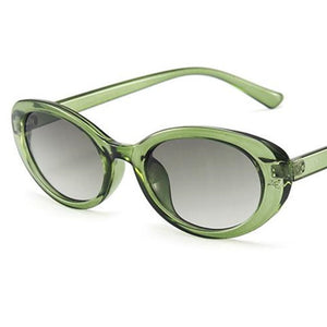 Sunglasses Cat Eye Sun Glasses Retro Eyeglasses Unisex Oval Adumbral Anti-UV Spectacles Eyewear Ornamental A++