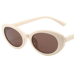 Sunglasses Cat Eye Sun Glasses Retro Eyeglasses Unisex Oval Adumbral Anti-UV Spectacles Eyewear Ornamental A++