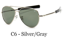 Load image into Gallery viewer, Vintage Aviation Sunglasses for Men  American Army Military Optical AO Sun Glasses Women Oculos de sol masculino