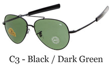 Load image into Gallery viewer, Vintage Aviation Sunglasses for Men  American Army Military Optical AO Sun Glasses Women Oculos de sol masculino
