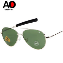 Load image into Gallery viewer, Vintage Aviation Sunglasses for Men  American Army Military Optical AO Sun Glasses Women Oculos de sol masculino