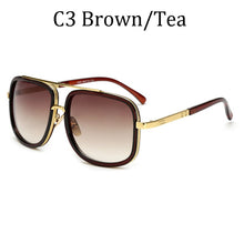 Load image into Gallery viewer, luxury Tony Stark Style for women Sunglasses Men Square Brand Design Sun Glasses Oculos Retro male