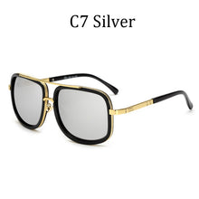 Load image into Gallery viewer, luxury Tony Stark Style for women Sunglasses Men Square Brand Design Sun Glasses Oculos Retro male