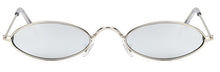 Load image into Gallery viewer, small oval sunglasses for men male retro metal frame yellow red vintage small round sun glasses for women