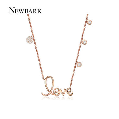 Hot Clavicle Women Necklace LOVE Letter Pendant Colar Temperament Necklaces Chain Daily Life Fashion Jewelry Minimalist
