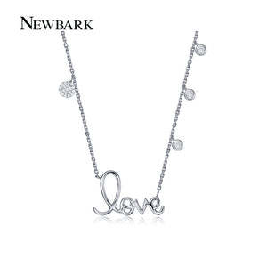 Hot Clavicle Women Necklace LOVE Letter Pendant Colar Temperament Necklaces Chain Daily Life Fashion Jewelry Minimalist