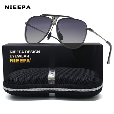 【NIEEPA】 Men's Polarized Sunglasses , Driving and Night Vision Polarizing Glasses Photochromic Sun Glasses NUS1077