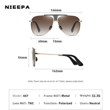 Load image into Gallery viewer, 【NIEEPA】 Men&#39;s Polarized Sunglasses , Driving and Night Vision Polarizing Glasses Photochromic Sun Glasses NUS1077