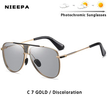 Load image into Gallery viewer, 【NIEEPA】 Men&#39;s Polarized Sunglasses , Driving and Night Vision Polarizing Glasses Photochromic Sun Glasses NUS1077