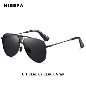 【NIEEPA】 Men's Polarized Sunglasses , Driving and Night Vision Polarizing Glasses Photochromic Sun Glasses NUS1077
