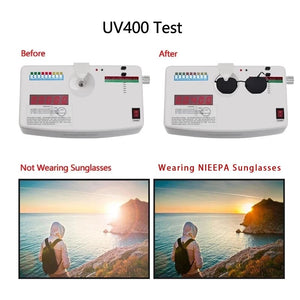 【NIEEPA】 Men's Polarized Sunglasses , Driving and Night Vision Polarizing Glasses Photochromic Sun Glasses NUS1077