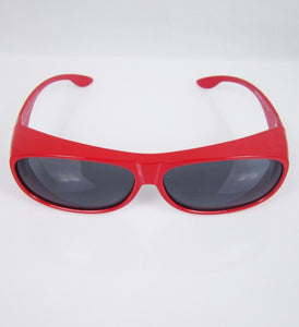 NIGHT VISION Polarized wraparound Glasses Sunglasses fit over eyeglass
