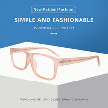 Load image into Gallery viewer, NONOR Classic Optical Glasses Square PC Large Frames For Women очки для зрения Designer Eyeglasses Pink Spectacles