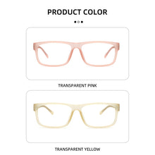 Load image into Gallery viewer, NONOR Classic Optical Glasses Square PC Large Frames For Women очки для зрения Designer Eyeglasses Pink Spectacles