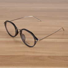 Load image into Gallery viewer, NOSSA Brand Oval Glasses Retro Unisex Metal Plastic Glasses Frame Womens &amp; Men Eyeglasses Frame Optical Vintage Spectacles 2023
