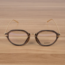 Load image into Gallery viewer, NOSSA Brand Oval Glasses Retro Unisex Metal Plastic Glasses Frame Womens &amp; Men Eyeglasses Frame Optical Vintage Spectacles 2023