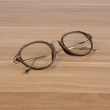 Load image into Gallery viewer, NOSSA Brand Oval Glasses Retro Unisex Metal Plastic Glasses Frame Womens &amp; Men Eyeglasses Frame Optical Vintage Spectacles 2023