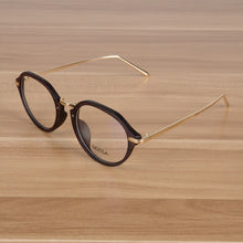Load image into Gallery viewer, NOSSA Brand Oval Glasses Retro Unisex Metal Plastic Glasses Frame Womens &amp; Men Eyeglasses Frame Optical Vintage Spectacles 2023