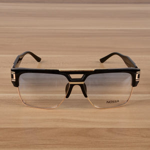NOSSA Designer Designer Big Frame Glasses Ms. Men's Retro Glasses Personality Sunglasses Trend Literary Glasses.