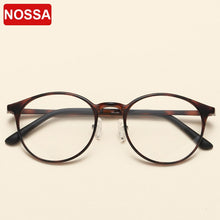 Load image into Gallery viewer, NOSSA Quality Tungsten Ultem Glasses Frames Men &amp; Women Round Optical Frames Vintage Ultralight Spectacles Casual Eyewear Frame