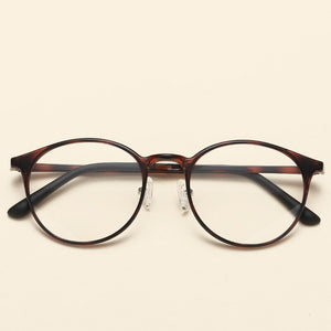 NOSSA Quality Tungsten Ultem Glasses Frames Men & Women Round Optical Frames Vintage Ultralight Spectacles Casual Eyewear Frame