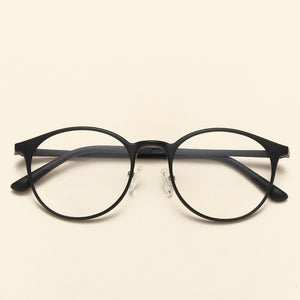 NOSSA Quality Tungsten Ultem Glasses Frames Men & Women Round Optical Frames Vintage Ultralight Spectacles Casual Eyewear Frame
