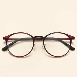 NOSSA Quality Tungsten Ultem Glasses Frames Men & Women Round Optical Frames Vintage Ultralight Spectacles Casual Eyewear Frame