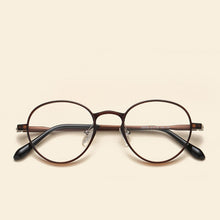 Carica l&#39;immagine nel visualizzatore di Gallery, NOSSA Retro Round Optical Glasses Frame Ultralight Ultem Tungsten Spectacles Frame Students Korea Style Trendy Eyewear Frame