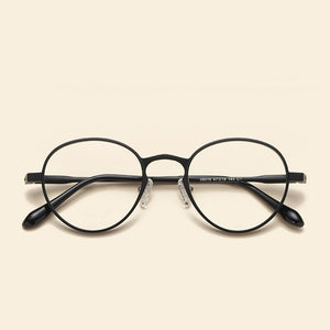 NOSSA Retro Round Optical Glasses Frame Ultralight Ultem Tungsten Spectacles Frame Students Korea Style Trendy Eyewear Frame