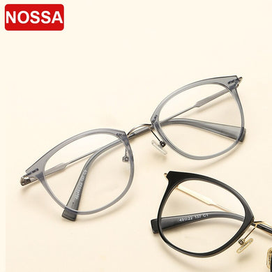 NOSSA Women Men Optical Glasses Frames Ultraligh Korea Ultem Tungsten Eyeglasses Elegant Male Female Myopia Spectacles