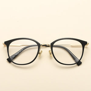 NOSSA Women Men Optical Glasses Frames Ultraligh Korea Ultem Tungsten Eyeglasses Elegant Male Female Myopia Spectacles
