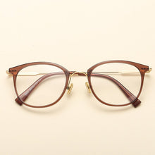 Load image into Gallery viewer, NOSSA Women Men Optical Glasses Frames Ultraligh Korea Ultem Tungsten Eyeglasses Elegant Male Female Myopia Spectacles