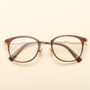 NOSSA Women Men Optical Glasses Frames Ultraligh Korea Ultem Tungsten Eyeglasses Elegant Male Female Myopia Spectacles