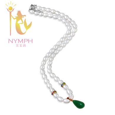 100% natural pearl necklace jewelry fine real pearl Collar chunky necklaces for women