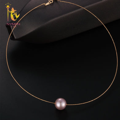 [NINFA] Collana con ciondolo di perle di gioielleria raffinata Ciondolo rotondo in pietra naturale viola per donne Regalo di fidanzamento di lusso X321 