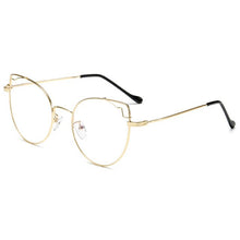 Load image into Gallery viewer, NYWOOH Anti Blue Light Cat Eye Glasses Frames Women Vintage Transparent Eyeglasses Frame Female Oversized Optical Spectacles