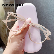 Load image into Gallery viewer, NYWOOH Anti Blue Light Glasses Frame Women Men Computer Eyewear Polygon Eyeglasses for Ladies Leopard Clear Optical Frames