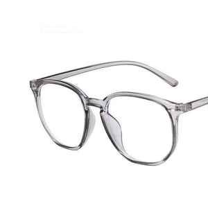 NYWOOH Anti Blue Light Glasses Frame Women Men Computer Eyewear Polygon Eyeglasses for Ladies Leopard Clear Optical Frames