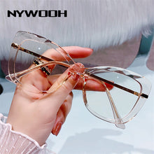 Load image into Gallery viewer, NYWOOH Anti Blue Light Glasses Women Clear Cat Eye Eyeglasses Frames Gaming Computer Eyewear Vintage Optical Frame
