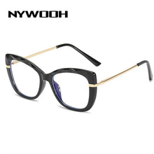 Load image into Gallery viewer, NYWOOH Anti Blue Light Glasses Women Clear Cat Eye Eyeglasses Frames Gaming Computer Eyewear Vintage Optical Frame
