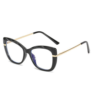 NYWOOH Anti Blue Light Glasses Women Clear Cat Eye Eyeglasses Frames Gaming Computer Eyewear Vintage Optical Frame